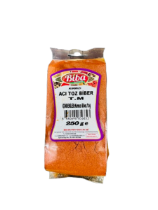 BİBA ACI TOZ BİBER 250 GR