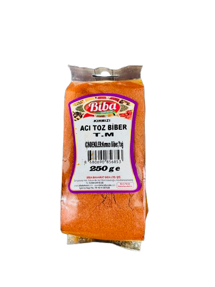 BİBA ACI TOZ BİBER 250 GR - 1