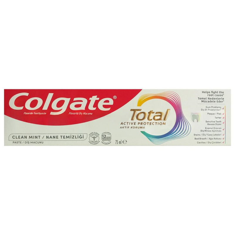 COLGATE TOTAL GELİŞMİŞ NANE TEMİZLİĞİ DİŞ MACUNU 75 ML - 1