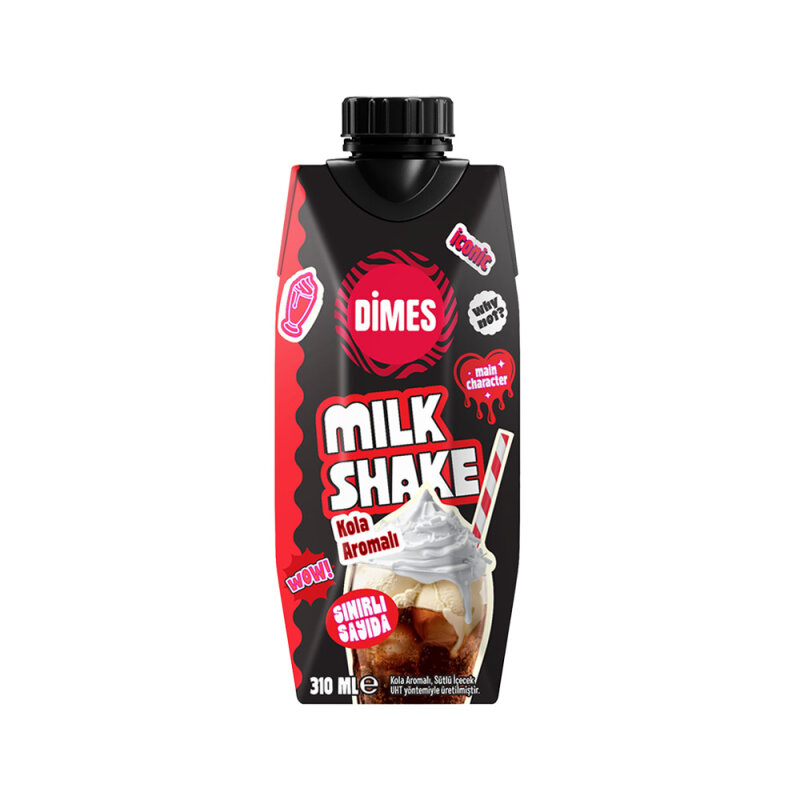 DİMES MİLKSHAKE KOLALI 310 ML *12 - 1