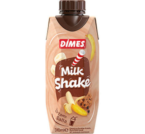 DİMES MİLKSHAKE MUZ-KURABİYE 0,31 L. - 1