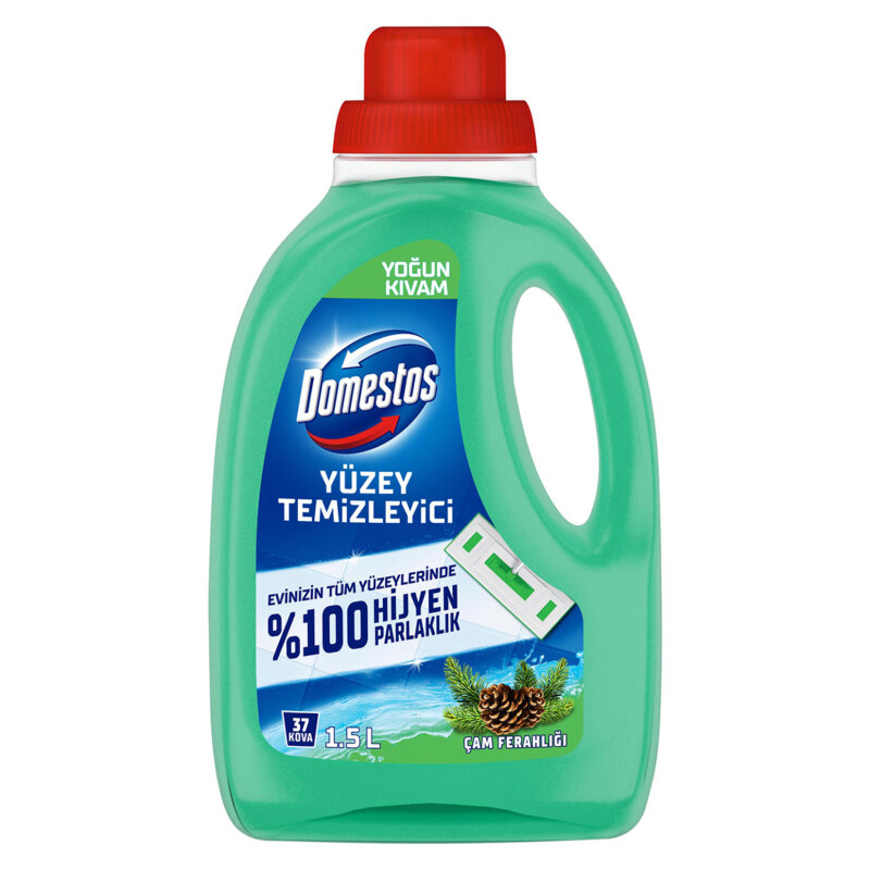 DOMESTOS YÜZEY TEMİZLEYİCİ ÇAM 8X1500ML - 1