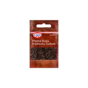 DR.OETKER DEKOR PASTA SÜSÜ KAKAOLU ÇUBUK 10 G