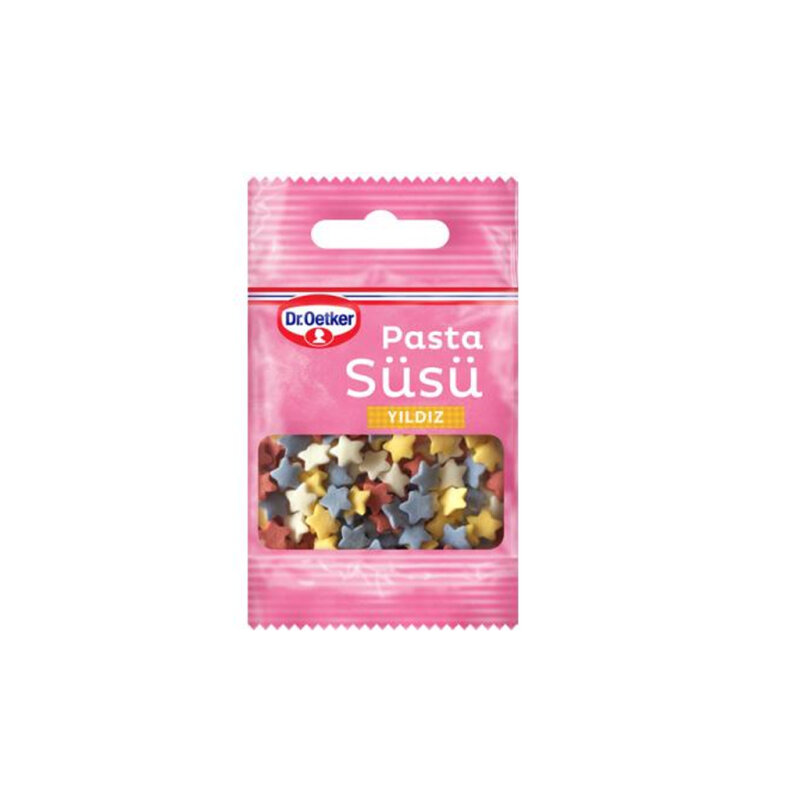 DR.OETKER DEKOR PASTA SÜSÜ YILDIZ 10 G - 1