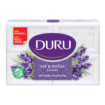 DURU KALIP SABUN SAF&DOĞAL LAVANTA 600GR *15 - 1