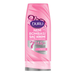 DURU SAÇ KREMİ 385ML 7HA GÜÇLÜ VE PARLAK*12 (4612) PEMBE