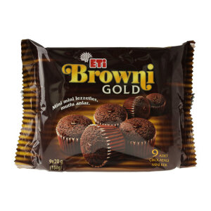 ETİ BROWNI GOLD KAKAOLU MİNİ 180GX12KL
