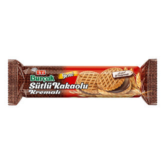 ETİ BURÇAK SÜTLÜ KAKAO KREMALI 100GX12 - 1
