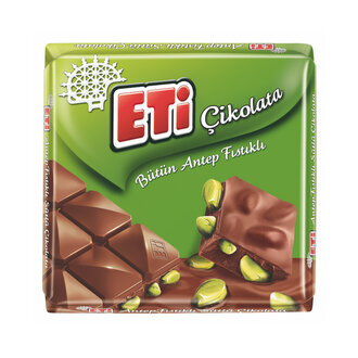 ETİ ÇİKOLATA BOL SÜTLÜ  ANTEP FISTIKLI 60GX6X12 KL - 1