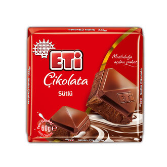 ETİ ÇİKOLATA SÜTLÜ 60Gx6x12 - 1