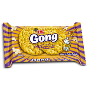 ETİ GONG BAL VE HARDAL AROMA ÇEŞNİLİ MISIR VE PİRİNÇ PATLAĞI 68GX16 KL