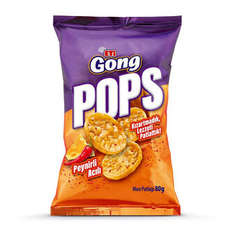 ETİ GONG POPS PEYNİR ACILI 80G X 10 KL - 1