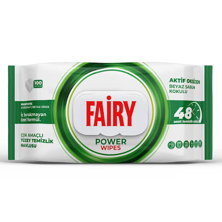 FAIRY YÜZEY TEMİZLİK MENDİLİ BEYAZ SABUNLU 100 LÜ *12 - 1