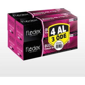FLODEX BUZDOLABI POŞETİ ORTA 4 AL 3 ÖDE*12*