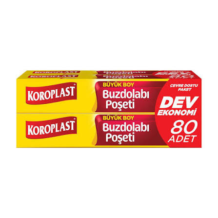 KOROPLAST BÜYÜK BOY BUZD. POŞETİ DEV EKO.*80*18 - 1