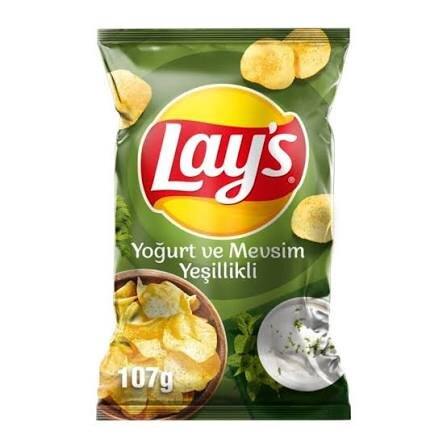 LAYS YOĞURT MEVSİM YEŞİLLİKLERİ SÜPER 100 GR* 23 - 1