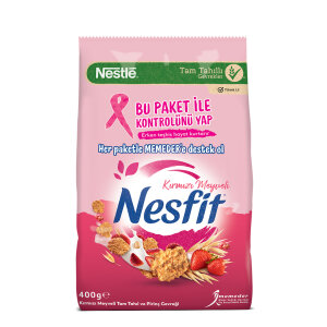 NESFİT KIRMIZI MEYVELİ MISIR GEVREĞİ 12X400G