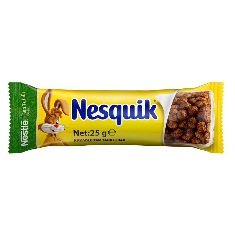 NESTLE NESQUİK KAKAOLU TAM TAHILLI BAR 25 GR - 1