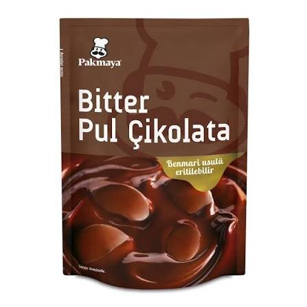 PAKMAYA BİTTER PUL ÇİKOLATA 100GR *12 - 1