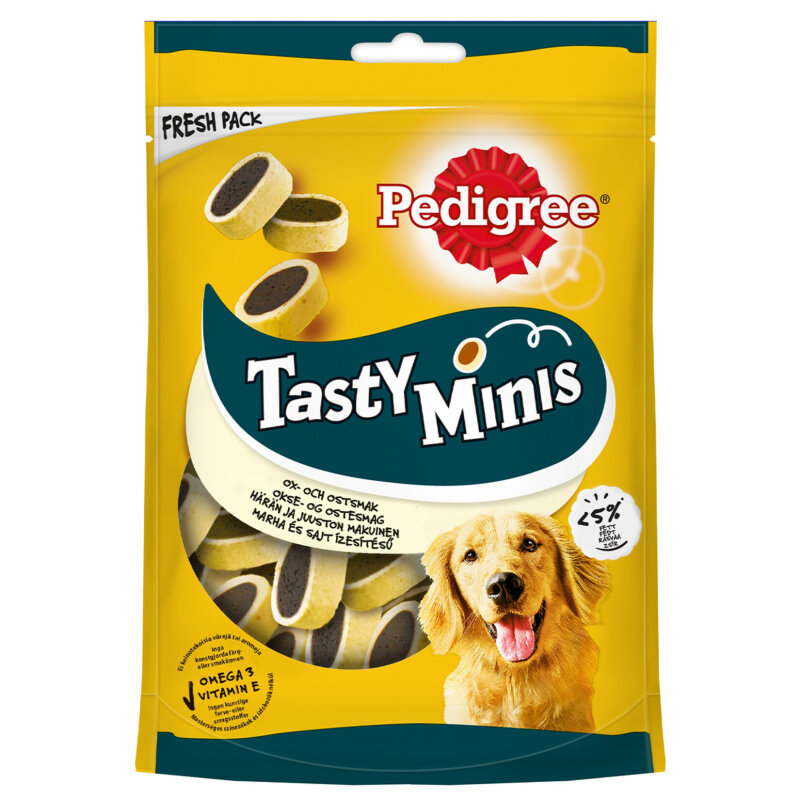 PEDİGREE YETİŞKİN TASTY MİNİS ÖDÜL MAMASI 140G*6 - 1