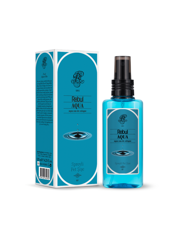 REBUL 125ML KOLONYA KUTULU-AQUA*12 - 1
