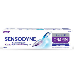 SENSODYNE KLİNİK ONARIM AKTİF BEYAZLIK 75 ML *12