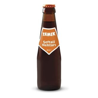 TAMEK KAHVERENGİ ŞİŞE ŞEFTALİ NEKTAR 4x6x 200 cc - 1