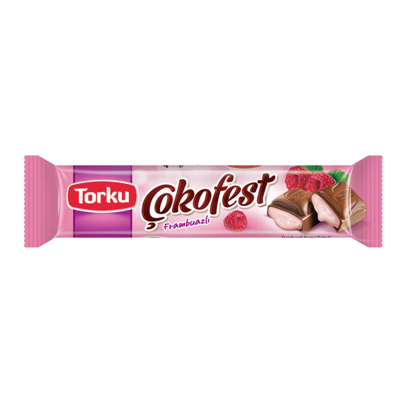TORKU ÇOKOFEST FRAMBUAZ KREMALI 6X24X30G - 1