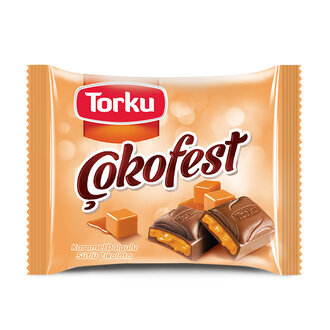 TORKU ÇOKOFEST KARAMELLI SÜTLÜ ÇIK.6X6X55 G - 1