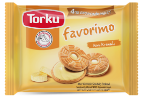 TORKU FAVORİMO MUZ KREMALI BİS MP 8X(4X61G)