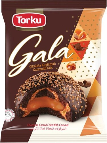 TORKU GALA KARAMELLİ SOSLU KEK 24X50GR - 1