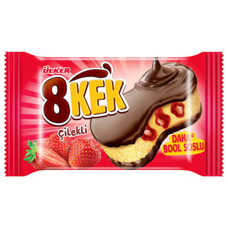 ÜLKER 8 KEK ÇİLEKLİ 55GRX24 - 1