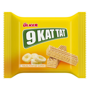 ÜLKER 9 KAT TAT MUZLU GOFRET 39GRX24