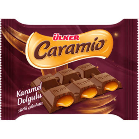 ÜLKER CARAMIO KARAMELLİ KARE ÇİK.55GRX12X6 - 1