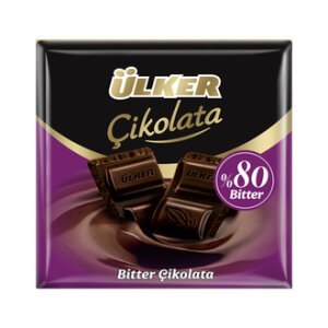 ÜLKER ÇİK. BİTTER "80 KARE 60GRX6X6