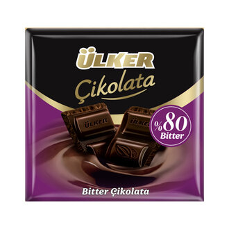 ÜLKER ÇİK. BİTTER "80 KARE 60GRX6X6 - 1