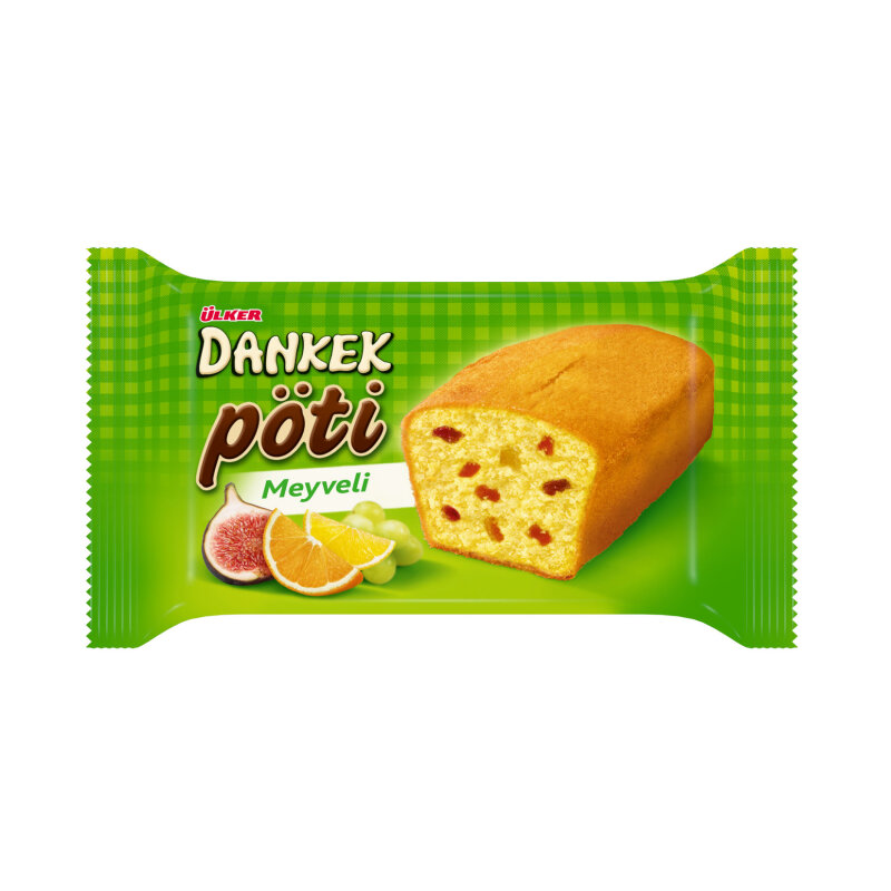 ÜLKER DANKEK PÖTİ MUFFİN KEK MEYVELİ 35GRX24 - 1