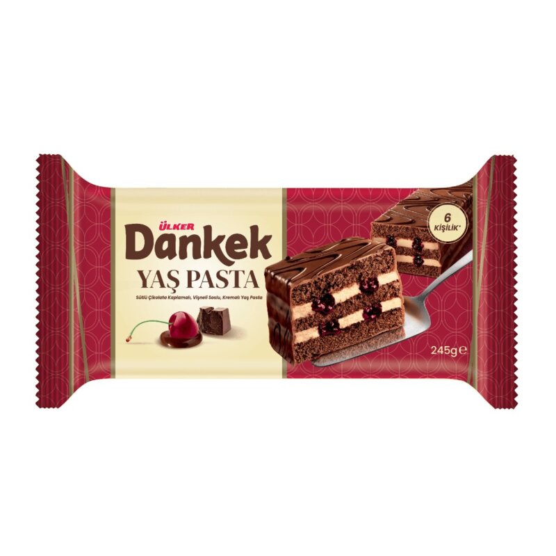 ÜLKER DANKEK YAŞ PASTA 245Gx8 - 1