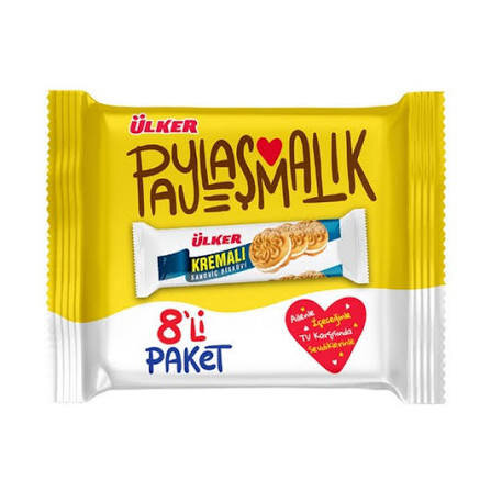 ÜLKER KREMALI SANDVİÇ BİSKÜVİ 8X61GX8 - 1