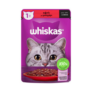 WHİSKAS SIĞIRLI POŞET YAŞ MAMA 85G*28