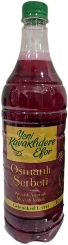 YENİ KAVAKLIDERE EFOR OSMANLI ŞERBETİ AROMALI İÇECEK 1 LT *12 - 1